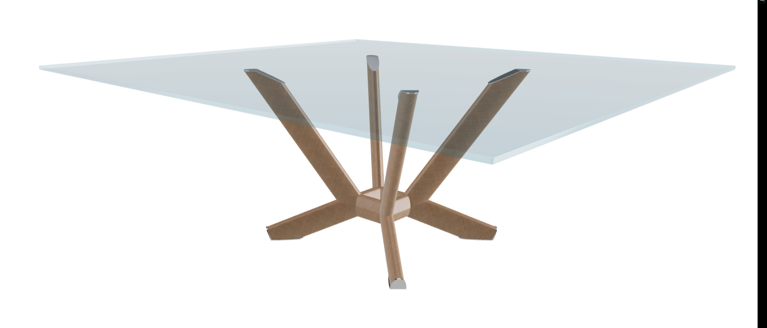 Cattelan Italia Planer Glass Dining Table