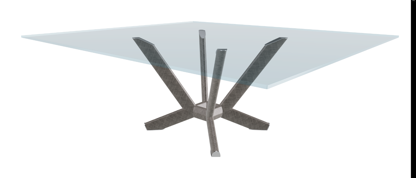 Cattelan Italia Planer Glass Dining Table