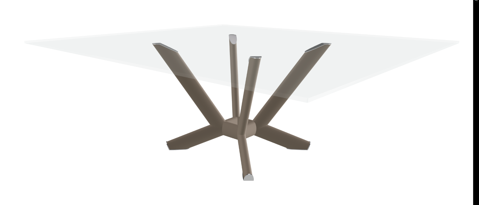 Cattelan Italia Planer Glass Dining Table