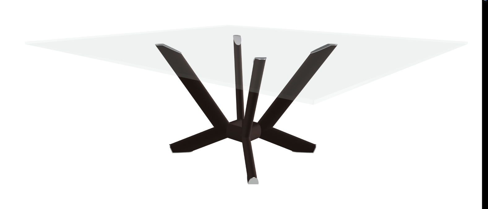 Cattelan Italia Planer Glass Dining Table