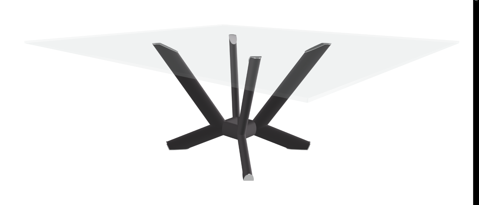 Cattelan Italia Planer Glass Dining Table