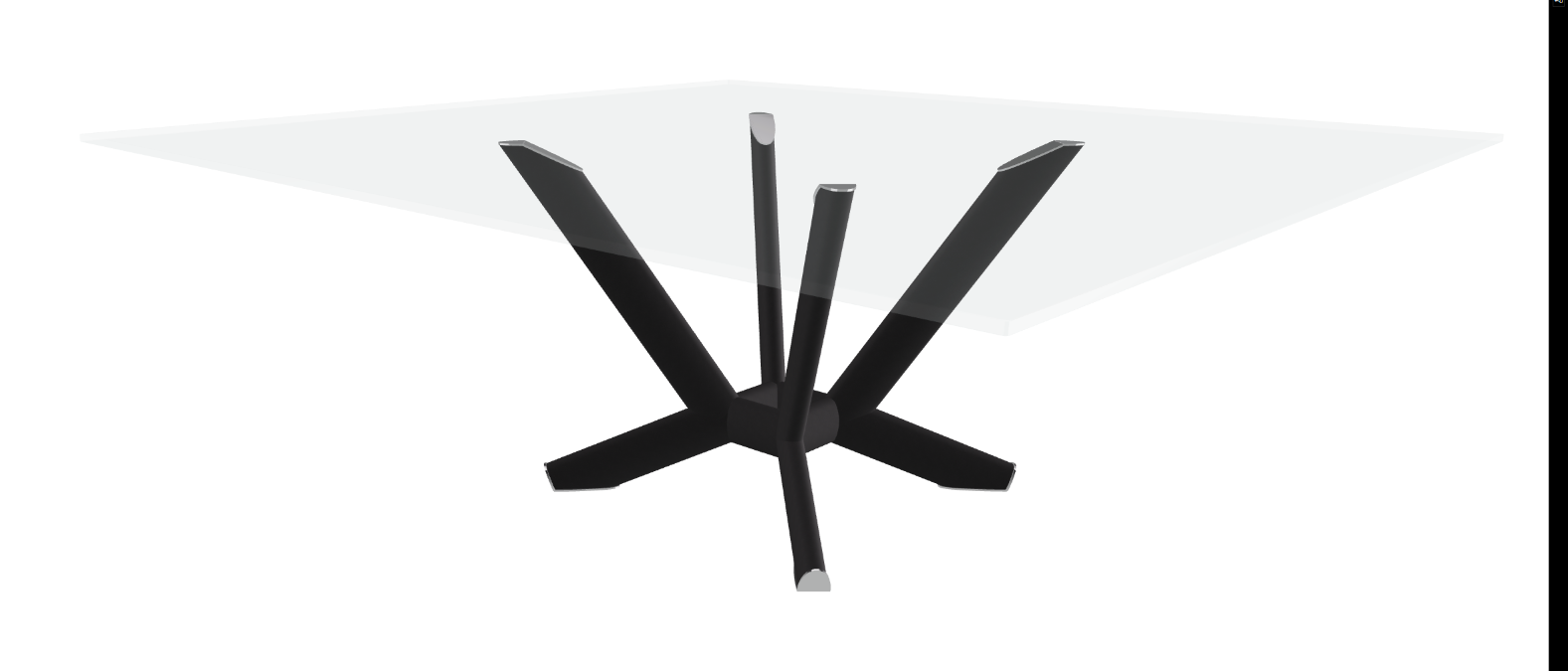 Cattelan Italia Planer Glass Dining Table