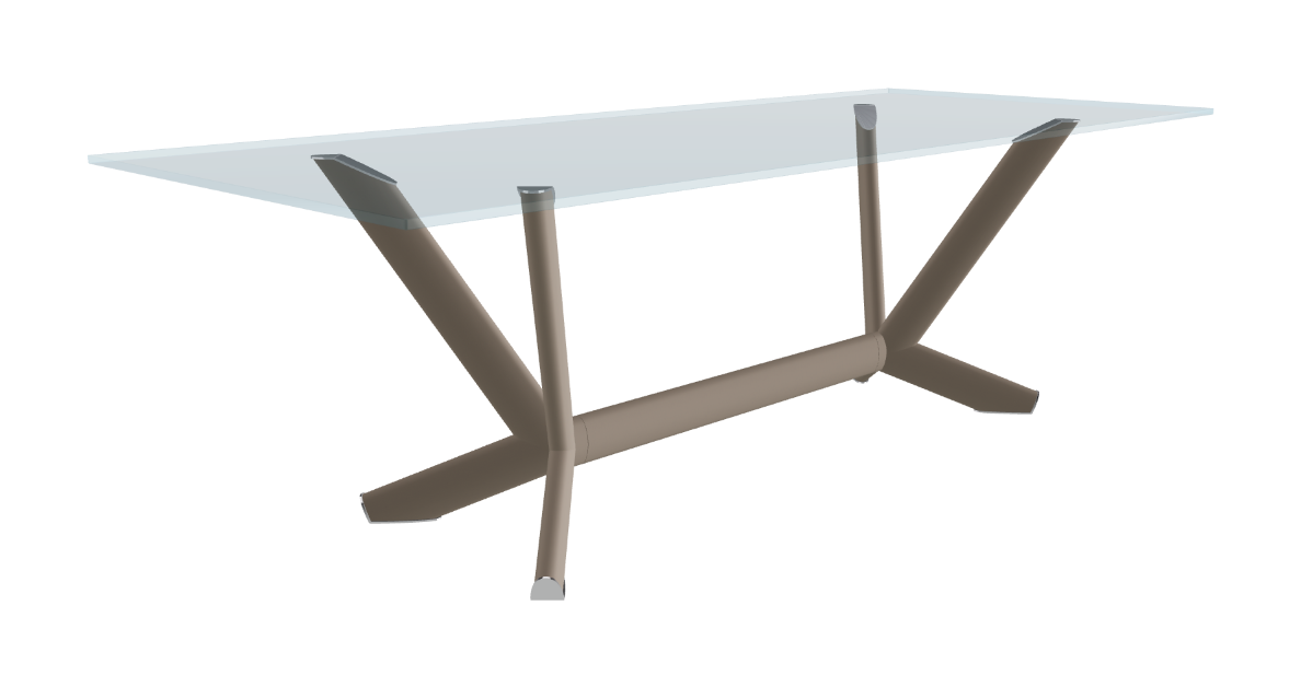 Cattelan Italia Planer Glass Dining Table