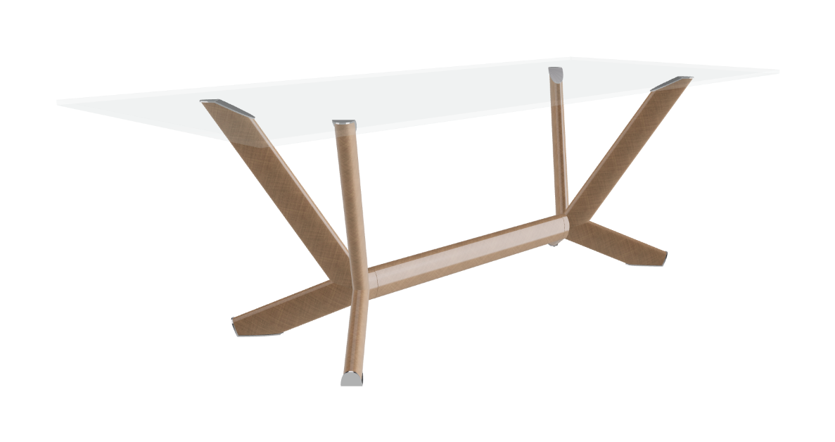 Cattelan Italia Planer Glass Dining Table