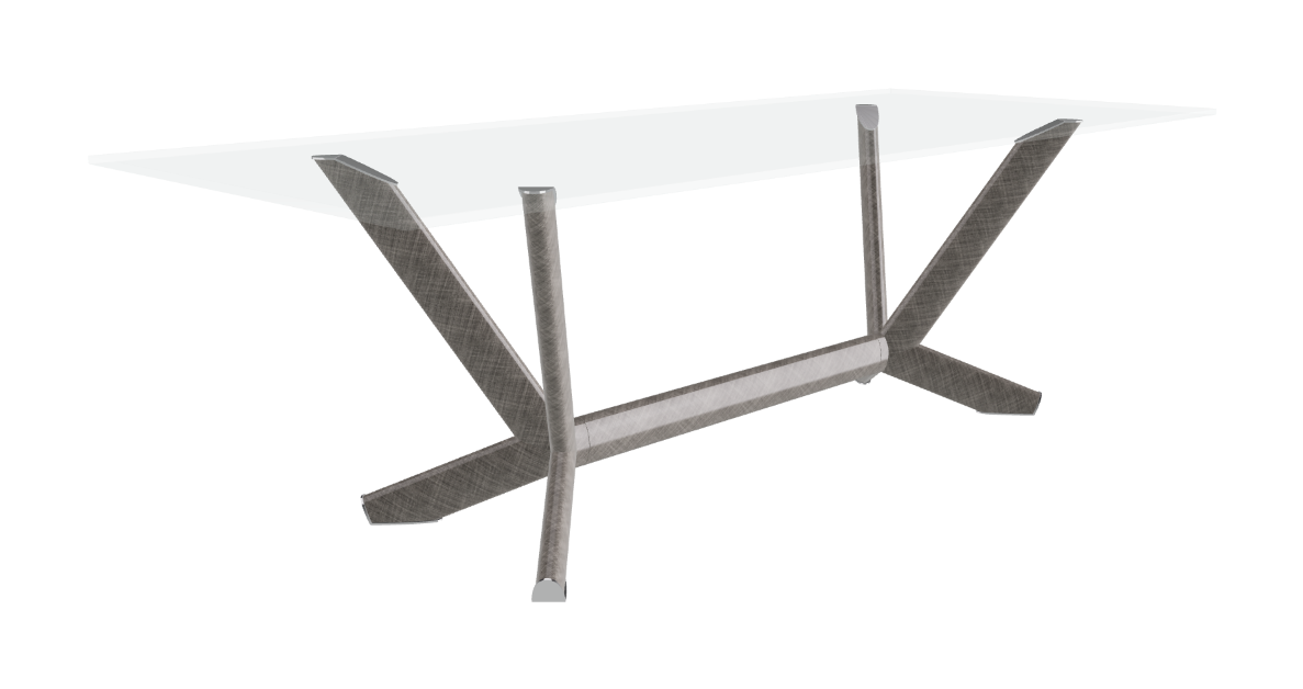 Cattelan Italia Planer Glass Dining Table