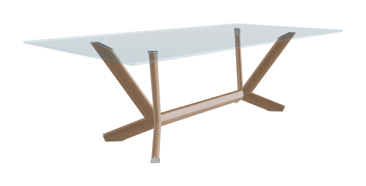 Cattelan Italia Planer Glass Dining Table