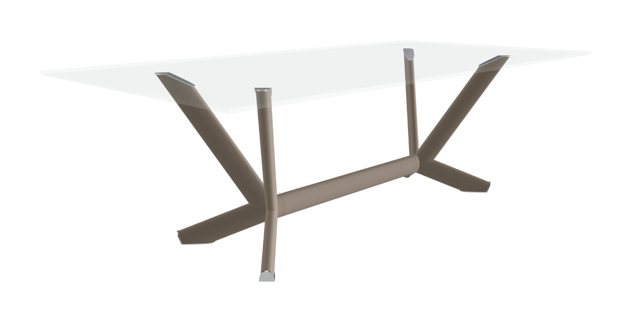 Cattelan Italia Planer Glass Dining Table