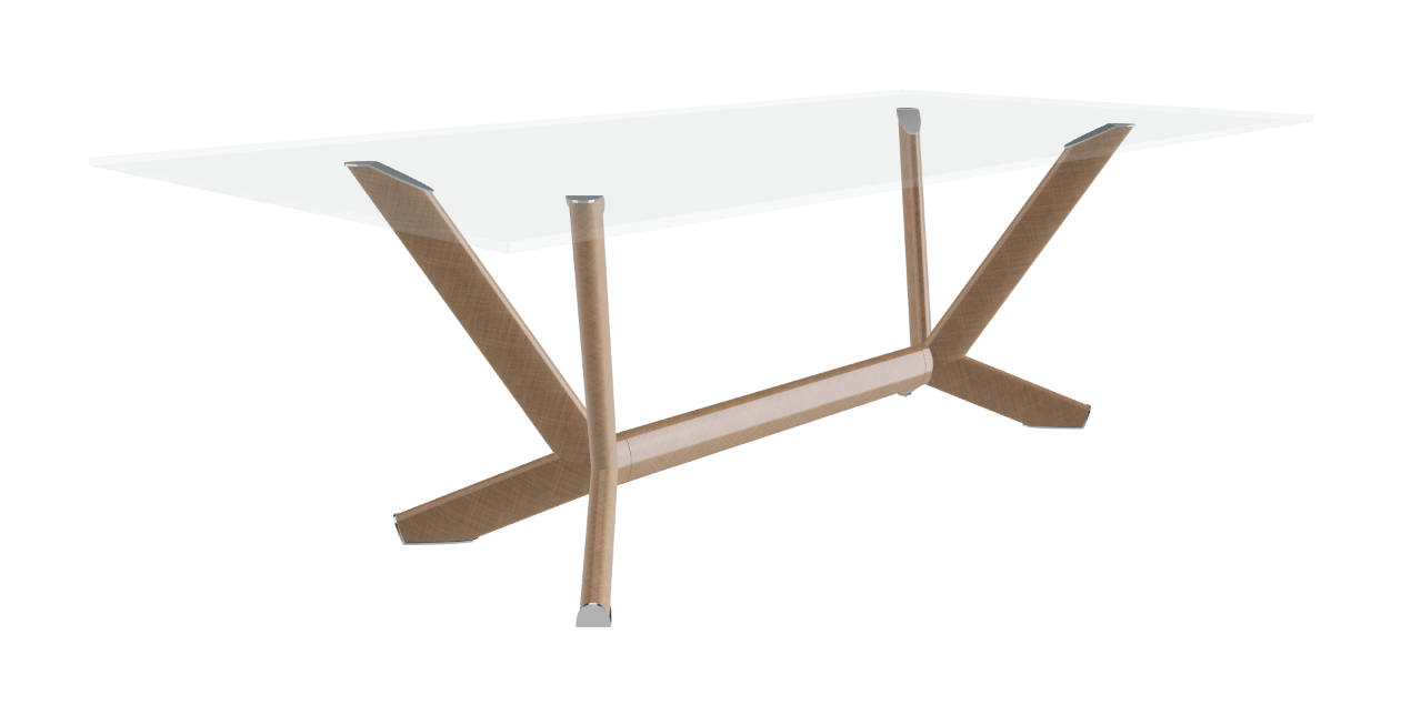 Cattelan Italia Planer Glass Dining Table