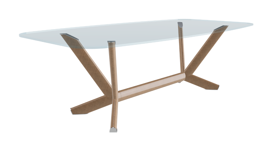 Cattelan Italia Planer Glass Dining Table