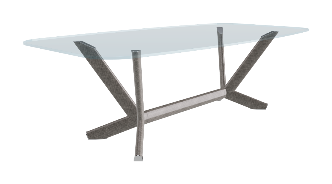 Cattelan Italia Planer Glass Dining Table