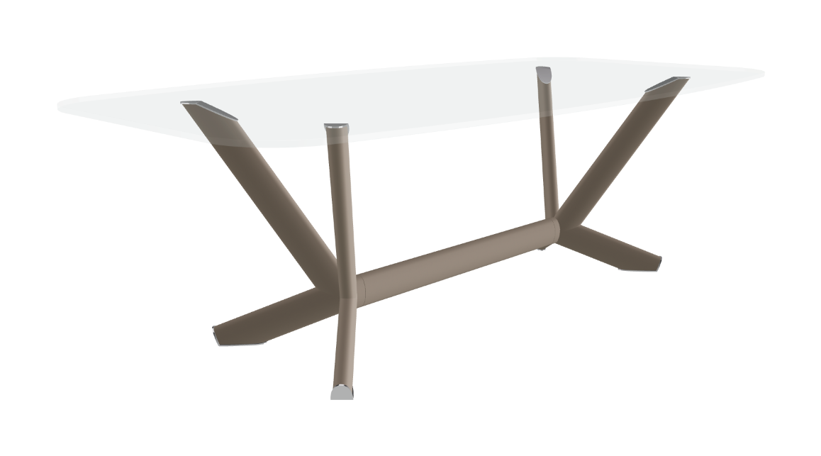 Cattelan Italia Planer Glass Dining Table