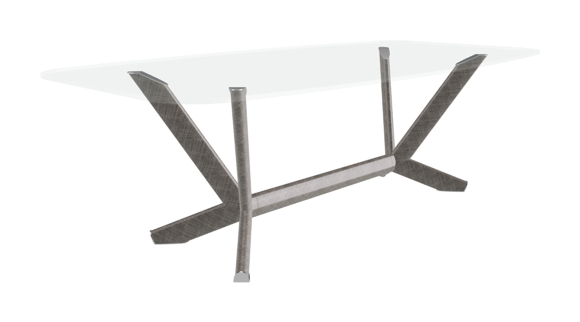 Cattelan Italia Planer Glass Dining Table