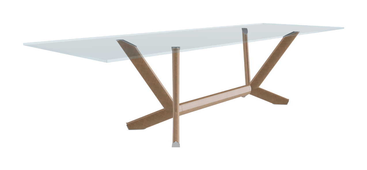 Cattelan Italia Planer Glass Dining Table