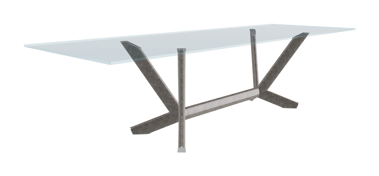 Cattelan Italia Planer Glass Dining Table
