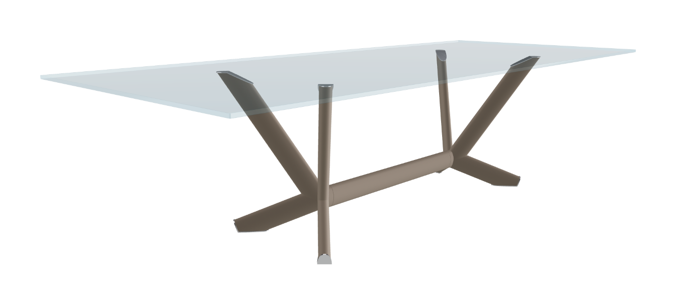 Cattelan Italia Planer Glass Dining Table