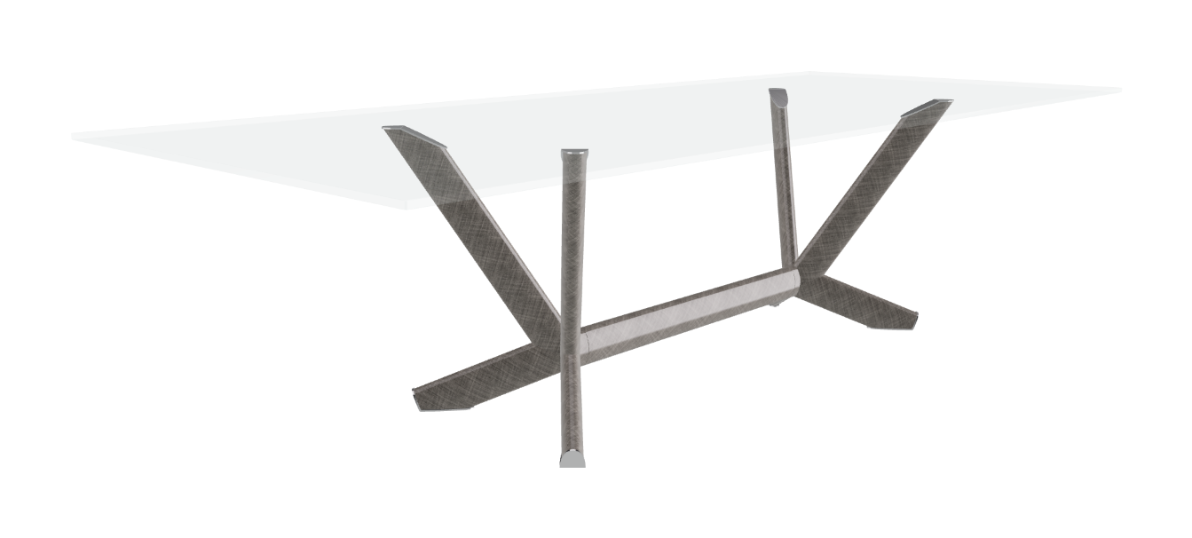 Cattelan Italia Planer Glass Dining Table