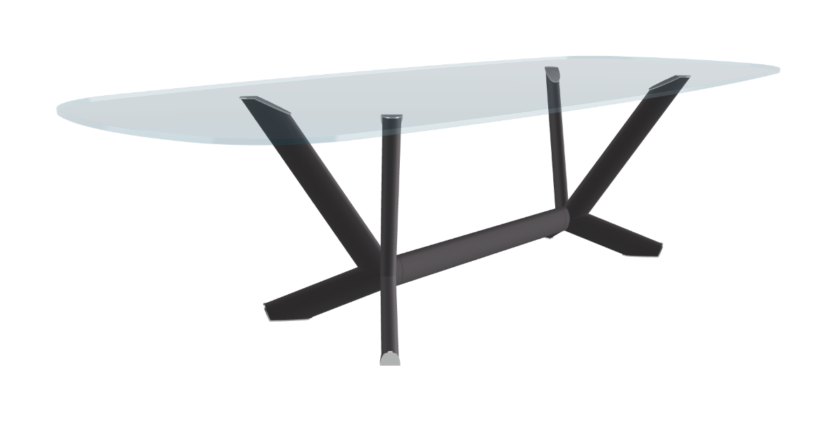 Cattelan Italia Planer Glass Dining Table