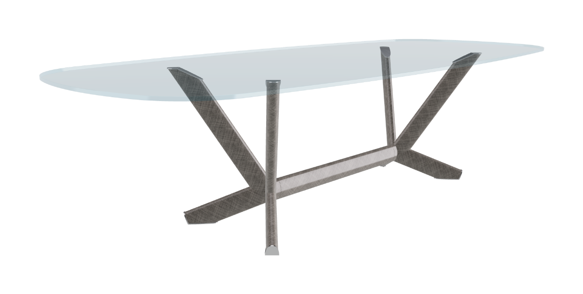 Cattelan Italia Planer Glass Dining Table