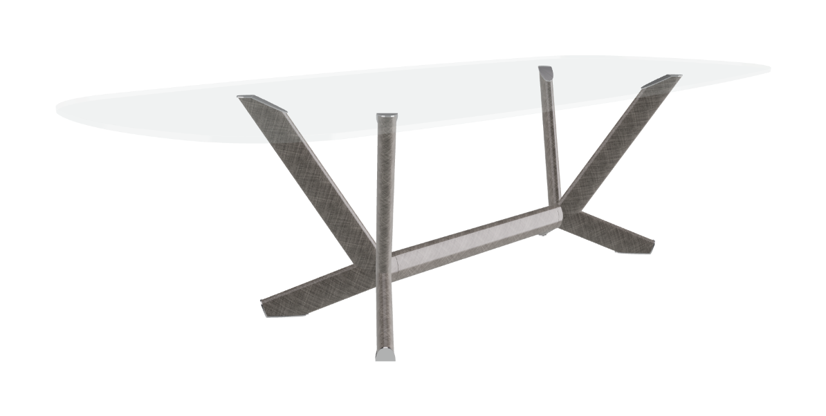 Cattelan Italia Planer Glass Dining Table
