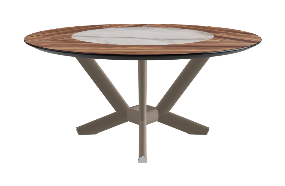Cattelan Italia Planer Ker-Wood Round Dining Table 160