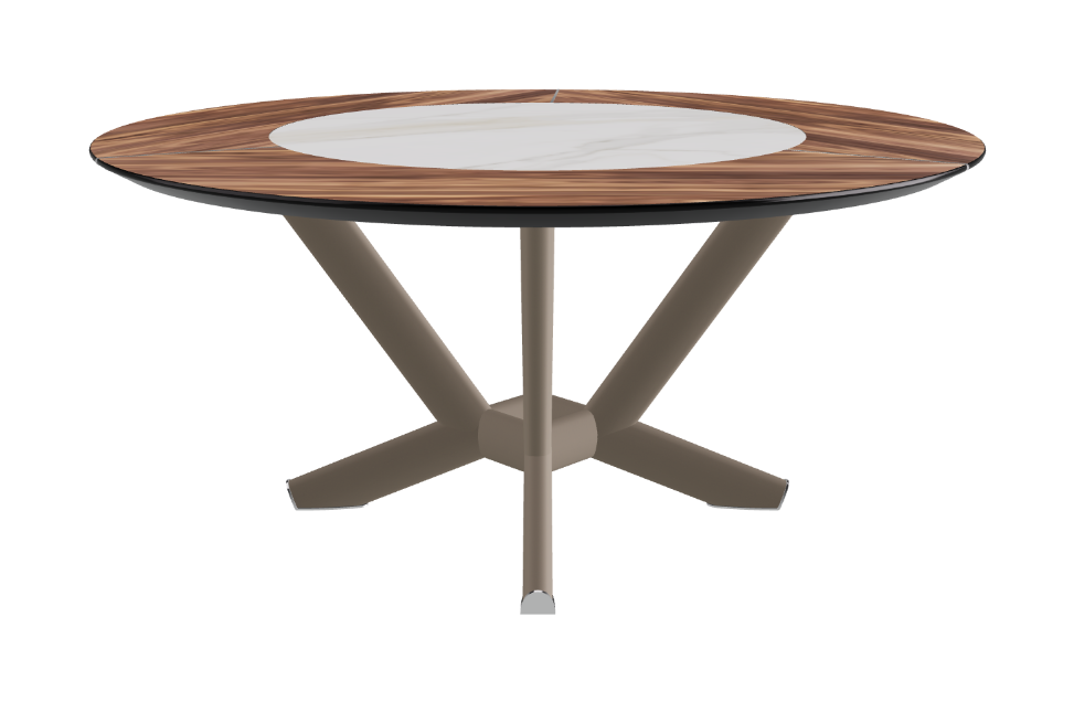 Cattelan Italia Planer Ker-Wood Round Dining Table 160