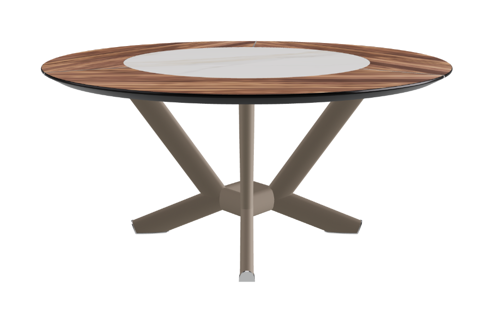 Cattelan Italia Planer Ker-Wood Round Dining Table 160