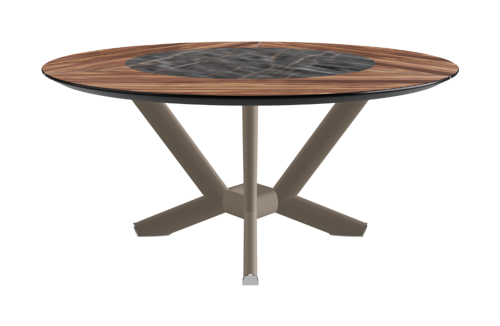 Cattelan Italia Planer Ker-Wood Round Dining Table 160