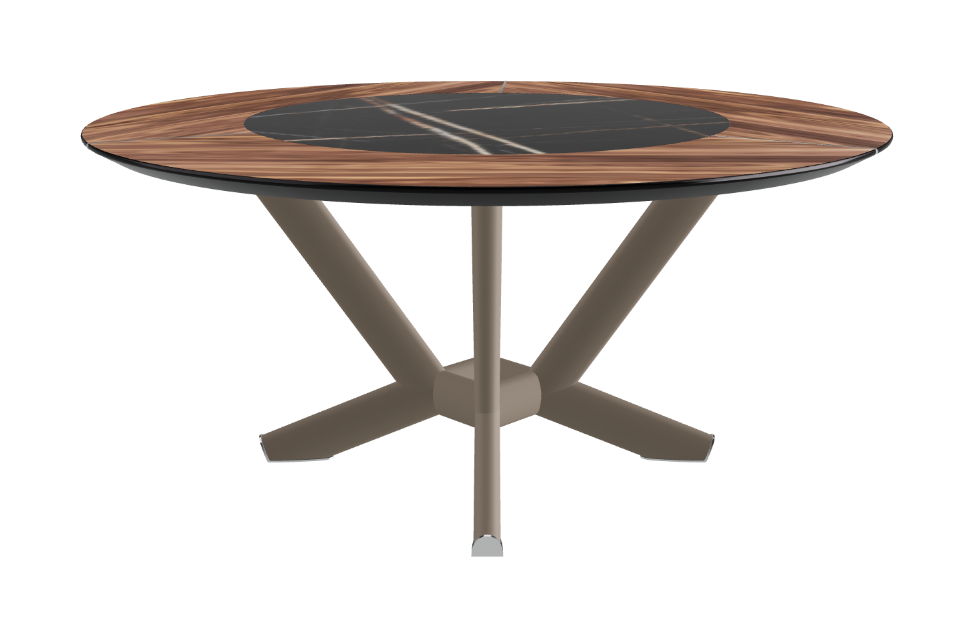 Cattelan Italia Planer Ker-Wood Round Dining Table 160