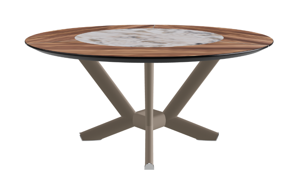 Cattelan Italia Planer Ker-Wood Round Dining Table 160