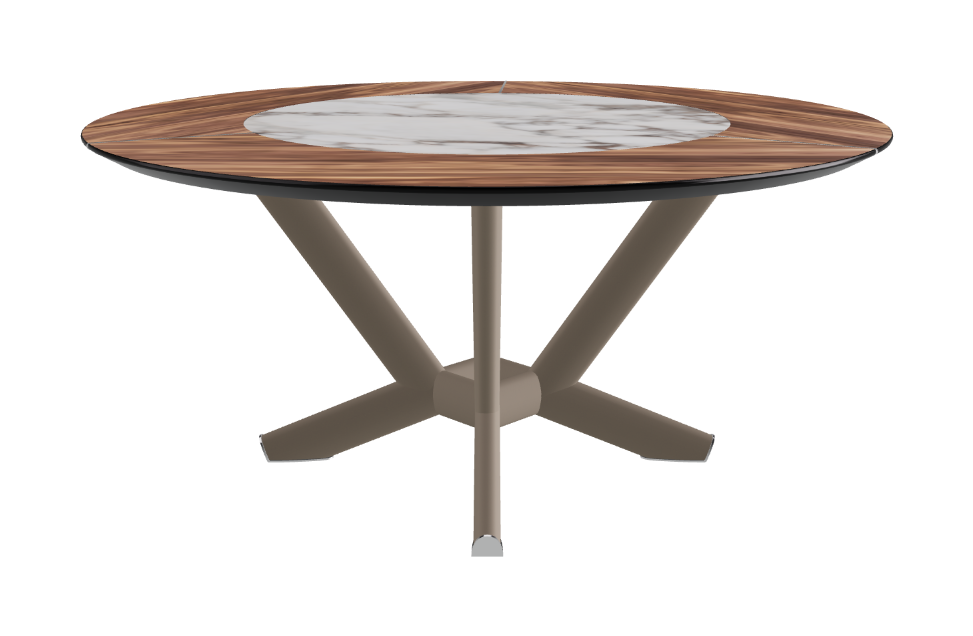 Cattelan Italia Planer Ker-Wood Round Dining Table 160