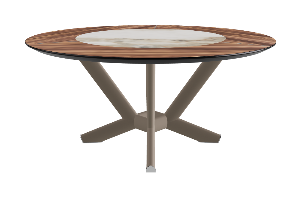 Cattelan Italia Planer Ker-Wood Round Dining Table 160