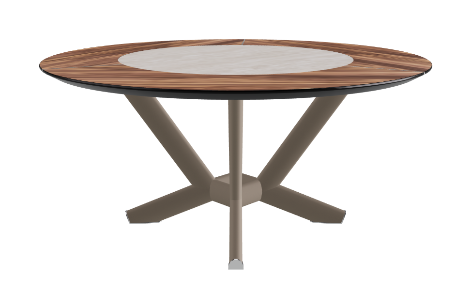 Cattelan Italia Planer Ker-Wood Round Dining Table 160