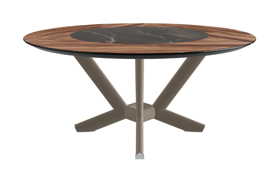 Cattelan Italia Planer Ker-Wood Round Dining Table 160