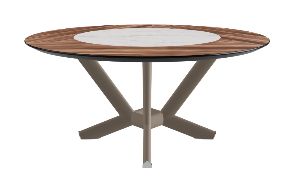 Cattelan Italia Planer Ker-Wood Round Dining Table 160