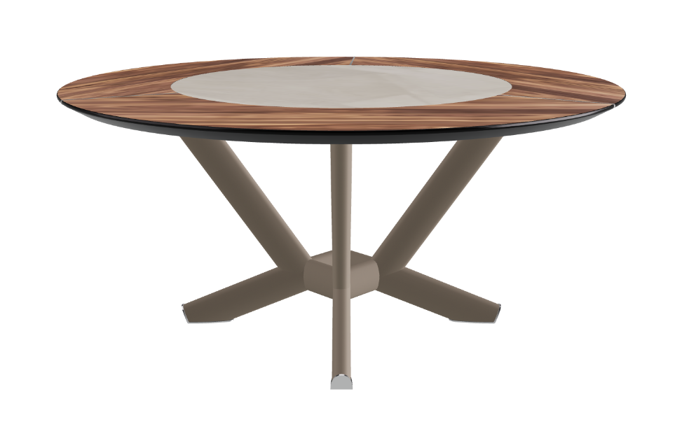 Cattelan Italia Planer Ker-Wood Round Dining Table 160