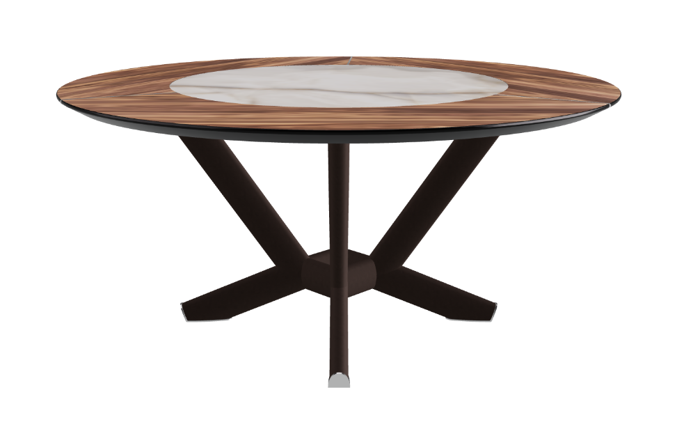 Cattelan Italia Planer Ker-Wood Round Dining Table 160