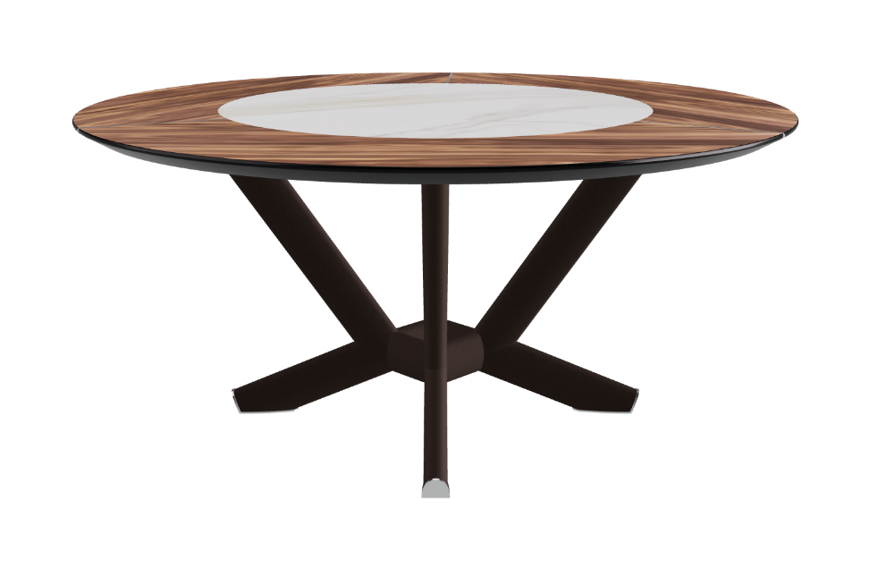 Cattelan Italia Planer Ker-Wood Round Dining Table 160