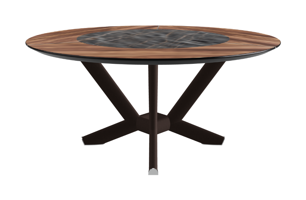 Cattelan Italia Planer Ker-Wood Round Dining Table 160