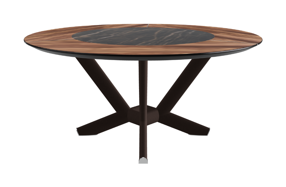 Cattelan Italia Planer Ker-Wood Round Dining Table 160