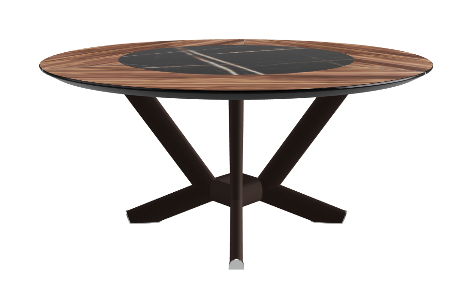 Cattelan Italia Planer Ker-Wood Round Dining Table 160