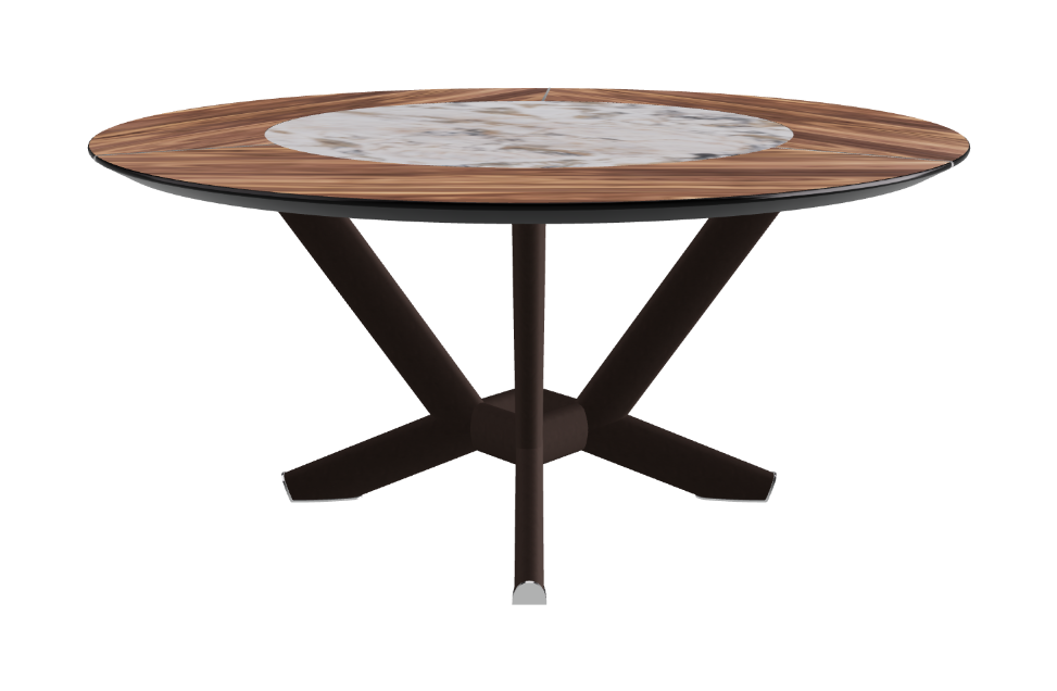 Cattelan Italia Planer Ker-Wood Round Dining Table 160