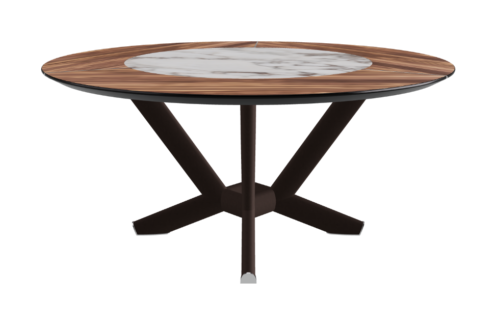 Cattelan Italia Planer Ker-Wood Round Dining Table 160