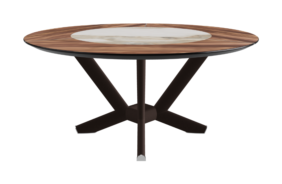 Cattelan Italia Planer Ker-Wood Round Dining Table 160