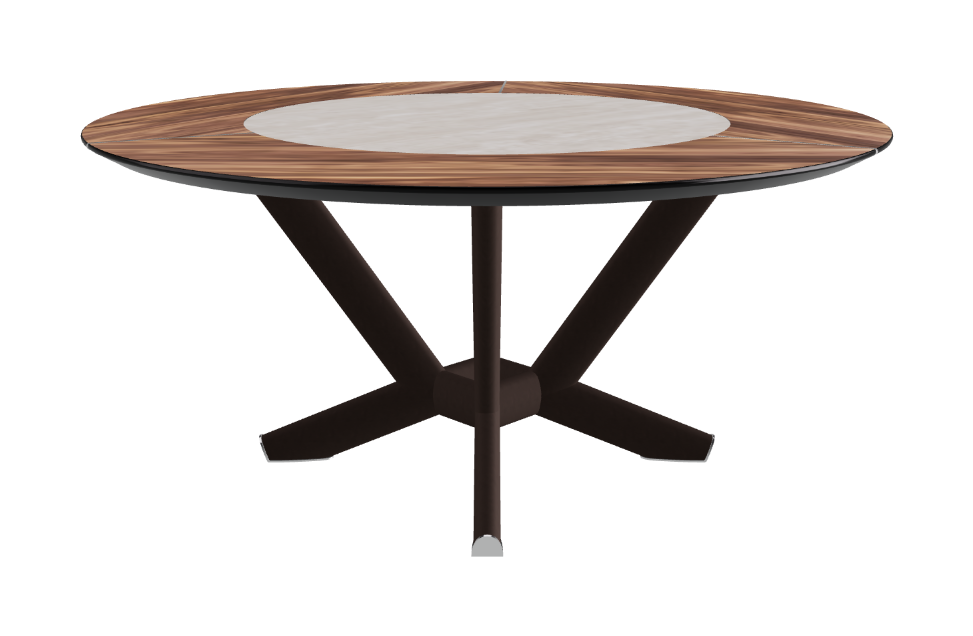 Cattelan Italia Planer Ker-Wood Round Dining Table 160