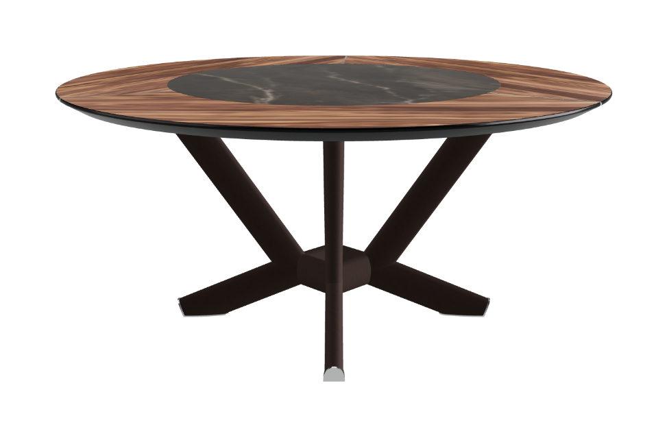 Cattelan Italia Planer Ker-Wood Round Dining Table 160