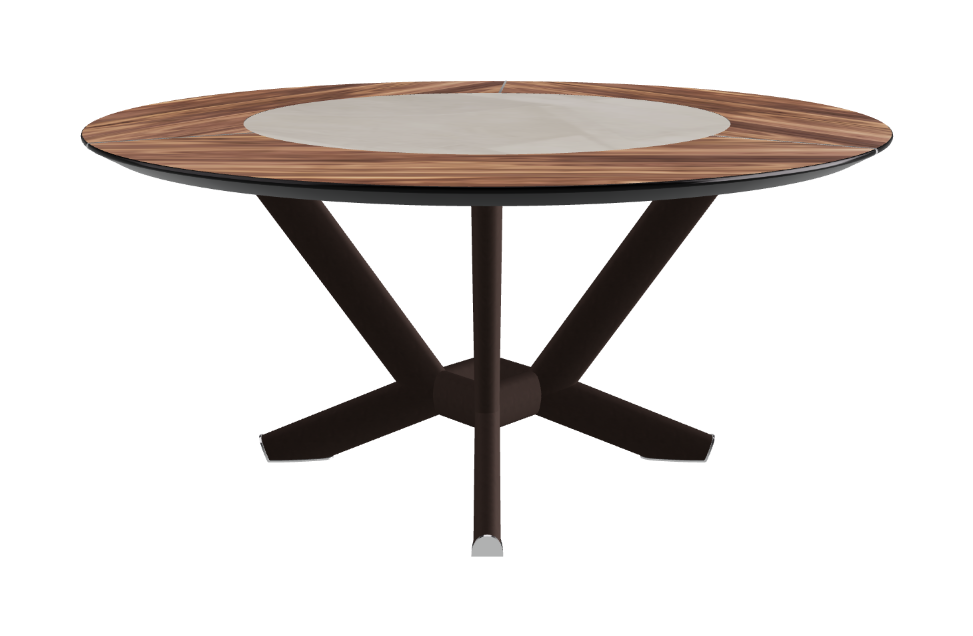 Cattelan Italia Planer Ker-Wood Round Dining Table 160