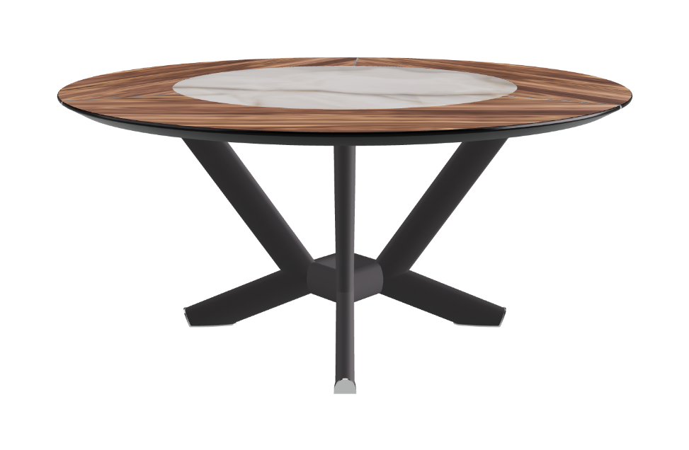 Cattelan Italia Planer Ker-Wood Round Dining Table 160