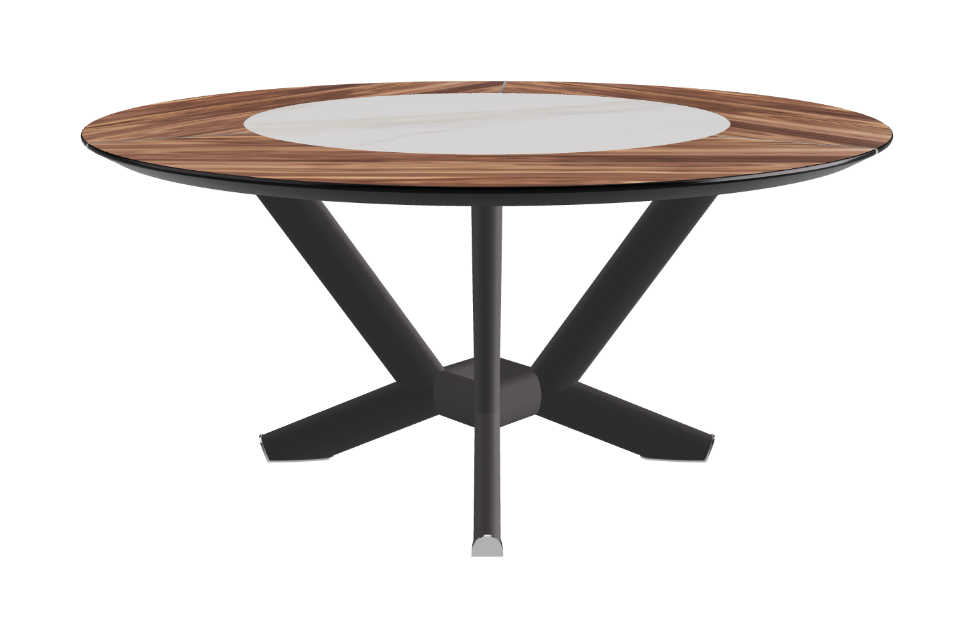 Cattelan Italia Planer Ker-Wood Round Dining Table 160