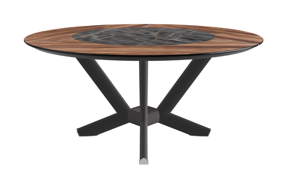 Cattelan Italia Planer Ker-Wood Round Dining Table 160
