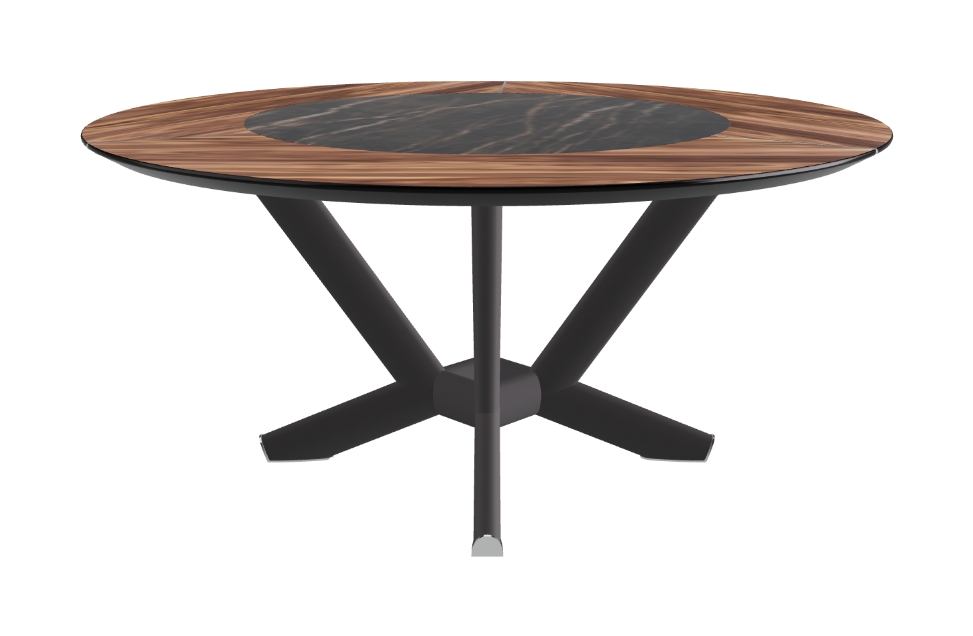 Cattelan Italia Planer Ker-Wood Round Dining Table 160